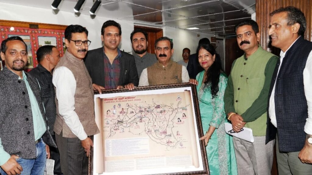 A map launched of Celebrities associated with Shimla A map launched of Celebrities associated with Shimla HIMACHAL HEADLINES