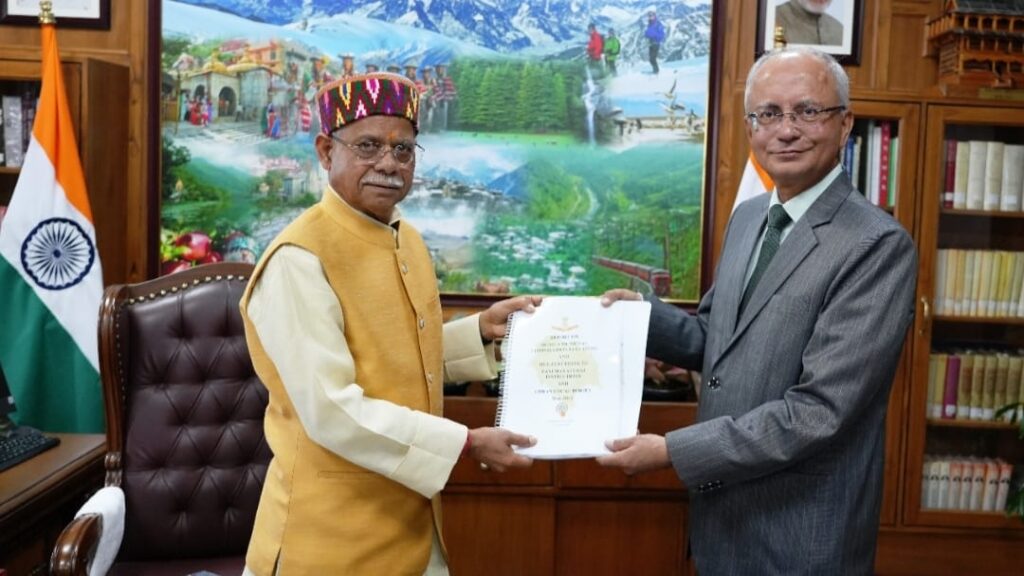 State Election Commissioner Himachal Pradesh, Anil Kumar Khachi presents report to Governor State Election Commissioner Himachal Pradesh, Anil Kumar Khachi presents report to Governor HIMACHAL HEADLINES
