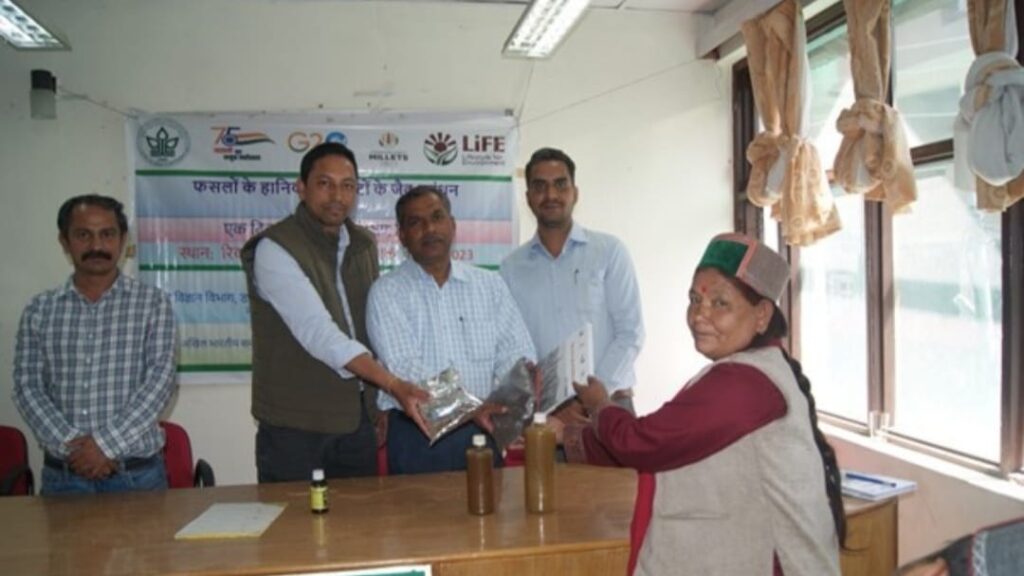 Training of Biological Control of Insect Pests at KVK Kinnaur organized by Dept of Entomology Nauni Training of Biological Control of Insect Pests at KVK Kinnaur organized by Dept of Entomology Nauni HIMACHAL HEADLINES