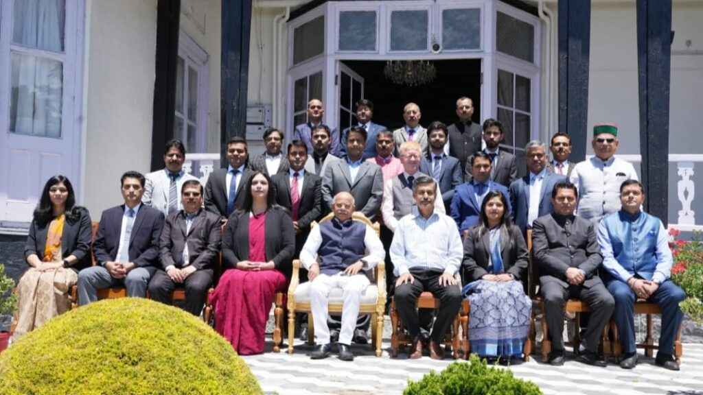 HPAS trainee officers call on Governor Shukla HIMACHAL HEADLINES