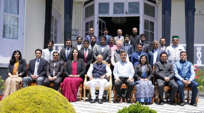 HPAS trainee officers call on Governor Shukla HIMACHAL HEADLINES