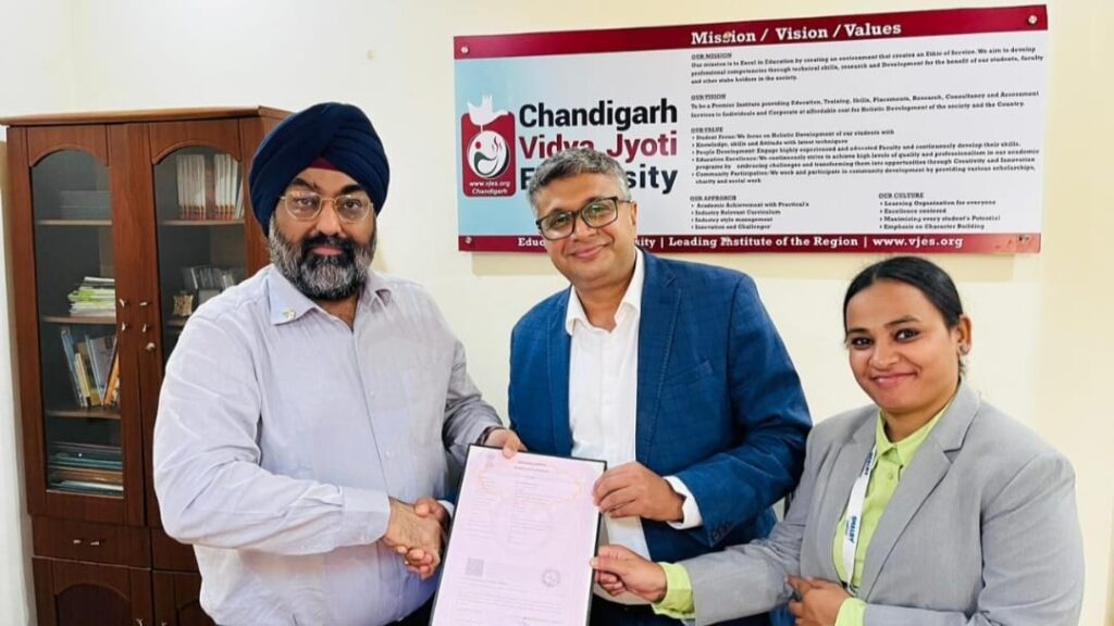 Chandigarh Vidya Jyoti Eduversity Strengthens Partnership with Shalby Academy and Shalby Multi-specialty Hospitals Chandigarh Vidya Jyoti Eduversity Strengthens Partnership with Shalby Academy and Shalby Multi-specialty Hospitals HIMACHAL HEADLINES