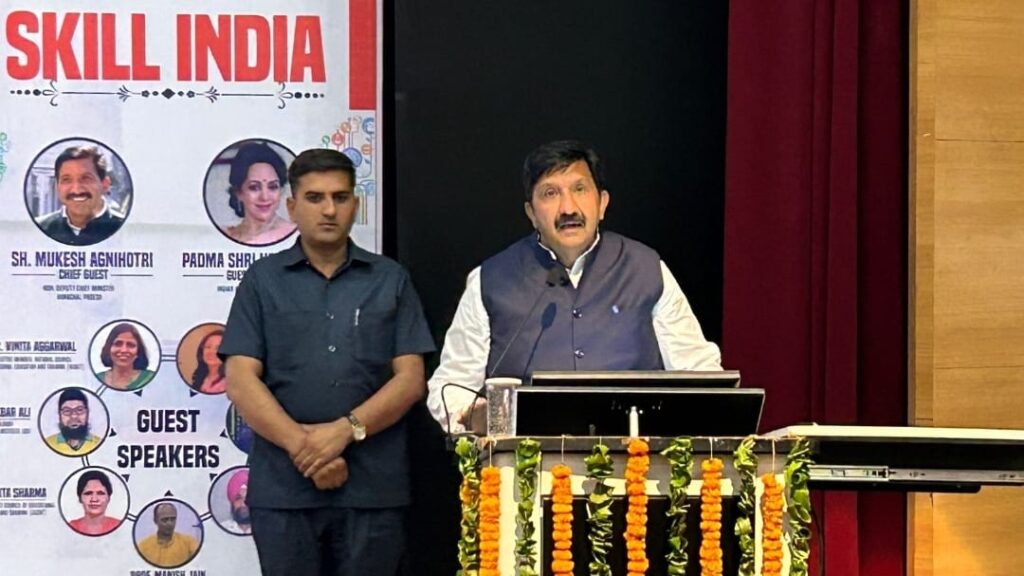 Himachal Govt and IIT Mandi will work towards skilling the youth of the state: Mukesh Agnihotri Himachal Govt and IIT Mandi will work towards skilling the youth of the state: Mukesh Agnihotri HIMACHAL HEADLINES