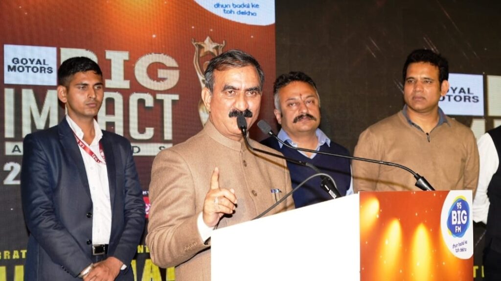 Media plays crucial role in disseminating govt’s policies, programs, and welfare schemes among the public: Sukhu HIMACHAL HEADLINES