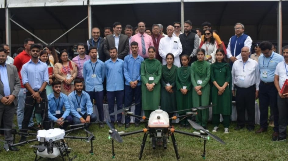 Drone technology will prove to be helpful for farmers & horticulturists of Himachal: Prof. Chandra Kumar  HIMACHAL HEADLINES