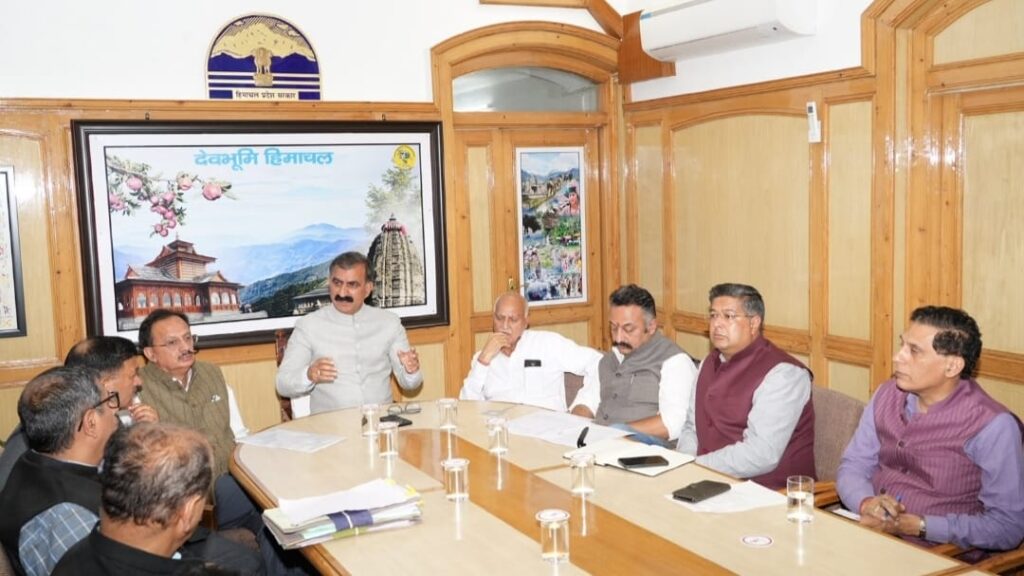 Clear roads in the apple growing belt before the onset of season: Sukhu HIMACHAL HEADLINES