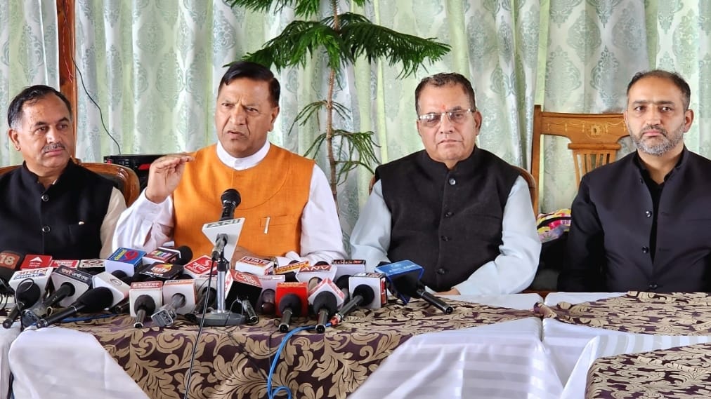 Congress put a burden of 1500 crores on the public: Bindal Congress put a burden of 1500 crores on the public: Bindal HIMACHAL HEADLINES