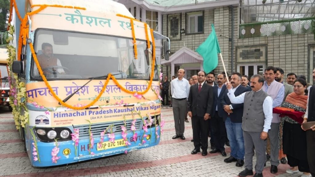 Sukhu flags off Kaushal Rath on the occasion of World Youth Skills Day Sukhu flags off Kaushal Rath on the occasion of World Youth Skills Day HIMACHAL HEADLINES