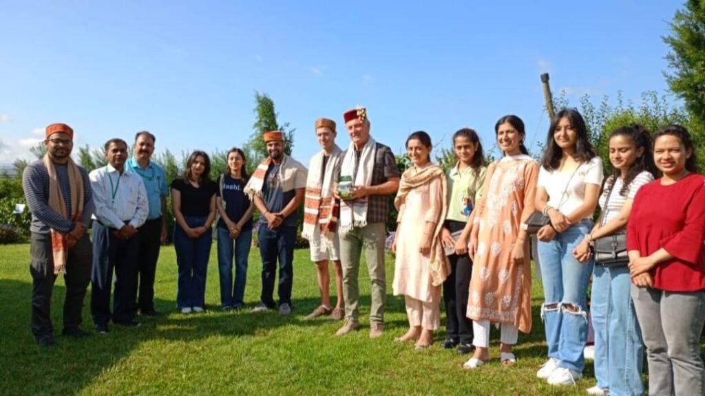 A 12-member team of Nauni varsity reached Germany for an International training program A 12-member team of Nauni varsity reached Germany for an International training program HIMACHAL HEADLINES