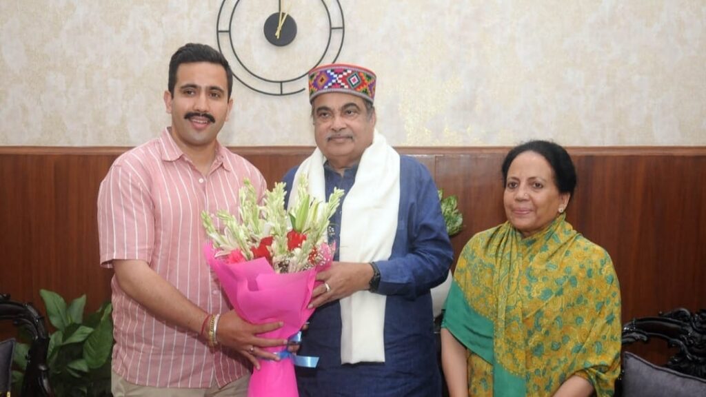 Nitin Gadkari assures Rs. 300 crores under Setu Bharatam Yojna: Vikramaditya singh HIMACHAL HEADLINES