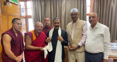 A delegation led by MLA Ravi Thakur thanked CM Sukhu for providing six crores for Lahaul-Spiti HIMACHAL HEADLINES