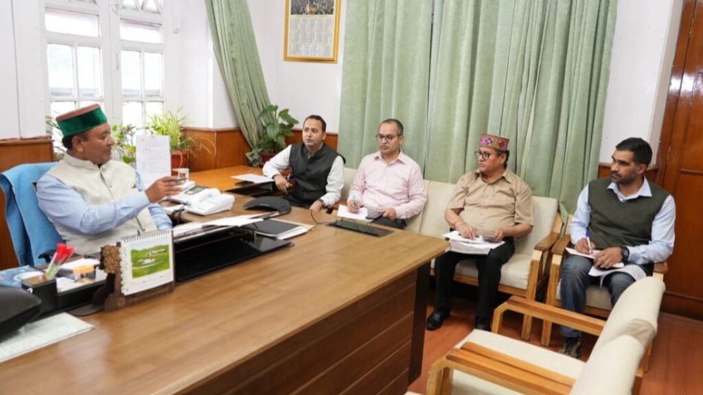Jagat Singh Negi takes stock of flood-hit districts - Orders Swift Relief Measures  HIMACHAL HEADLINES