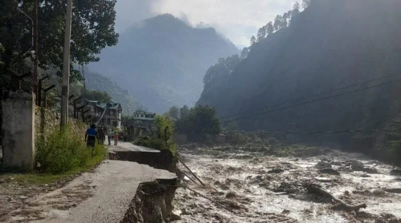 2-bridges - 5 houses washed away in Kullu's Gadsa Valley cloudburst  HIMACHAL HEADLINES
