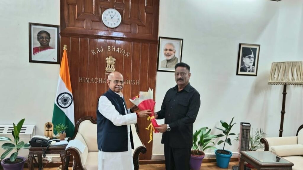 MLA Kuldeep Rathore submitted a memorandum to the Governor, seeking relief package for Himachal HIMACHAL HEADLINES