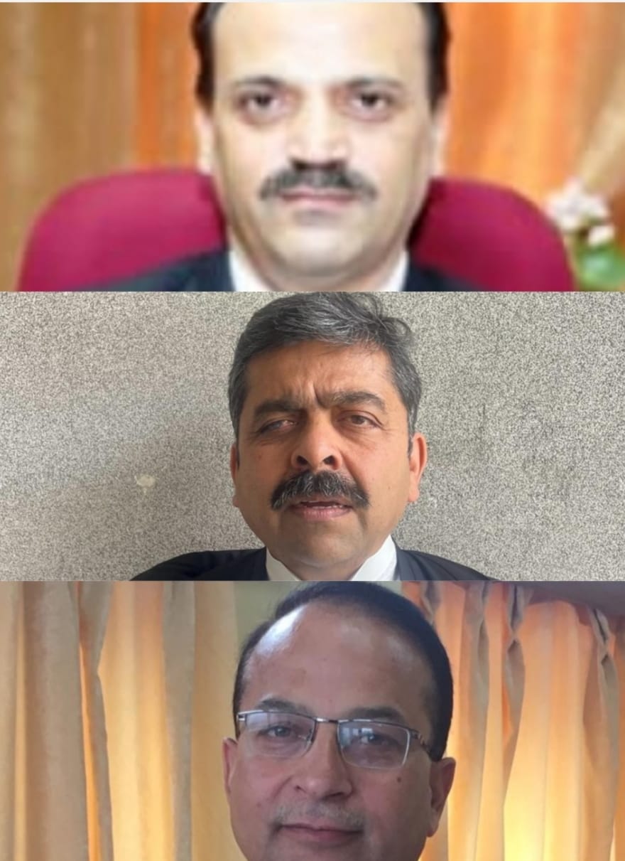 Swearing in ceremony of 3 new judges of Himachal High Court to happen on Monday HIMACHAL HEADLINES