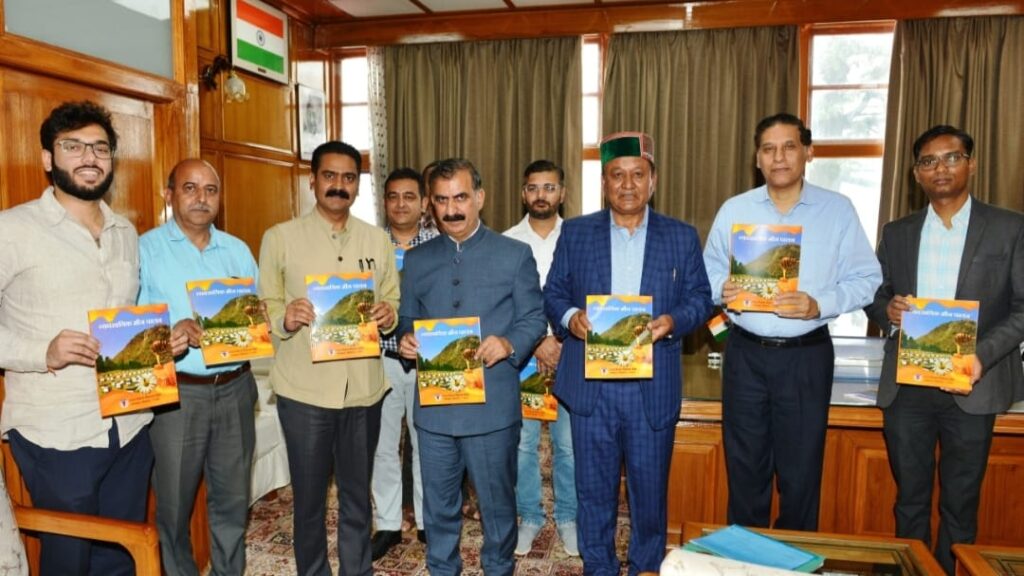 Sukhu releases book on apiculture Sukhu releases book on apiculture HIMACHAL HEADLINES