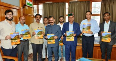 Sukhu releases book on apiculture HIMACHAL HEADLINES