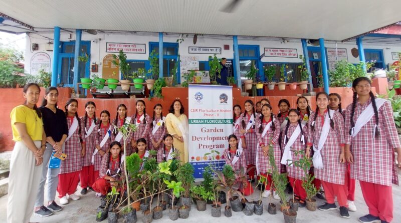 CSIR-IHBT organised a garden development program in five schools HIMACHAL HEADLINES