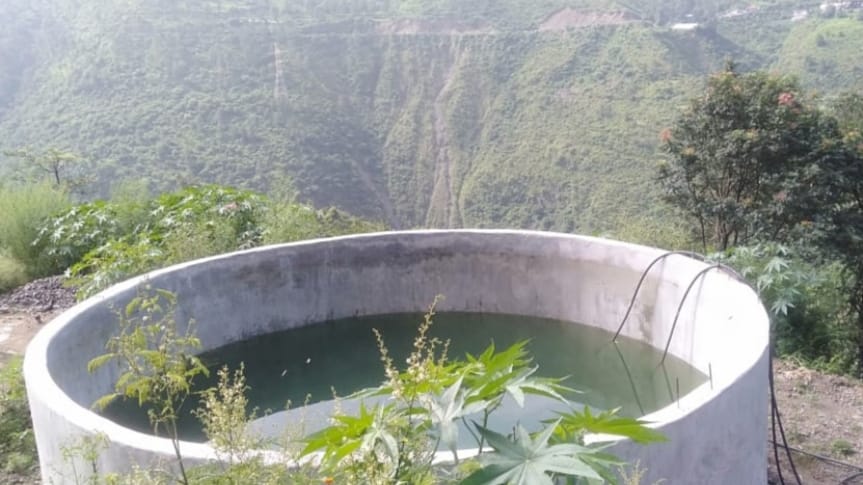 Sudden opening of storage tank gate wall - A major accident averted in the Mashobra block HIMACHAL HEADLINES