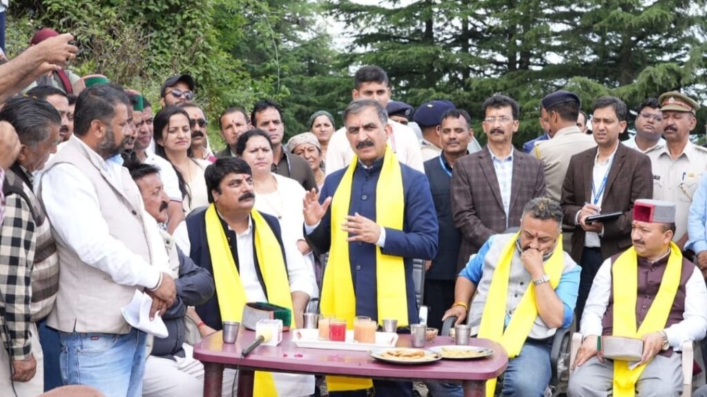 Rs.110 crores released to restore the link roads in apple belts of the State: Sukhu HIMACHAL HEADLINES