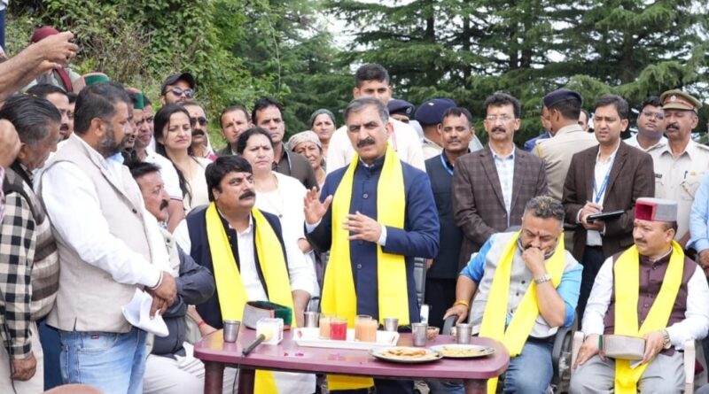 Rs.110 crores released to restore the link roads in apple belts of the State: Sukhu HIMACHAL HEADLINES