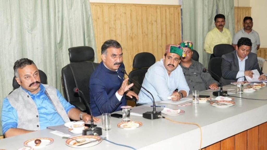 Sukhu announces one crore to PWD for restoration of roads in Rohru assembly segment Sukhu announces one crore to PWD for restoration of roads in Rohru assembly segment HIMACHAL HEADLINES