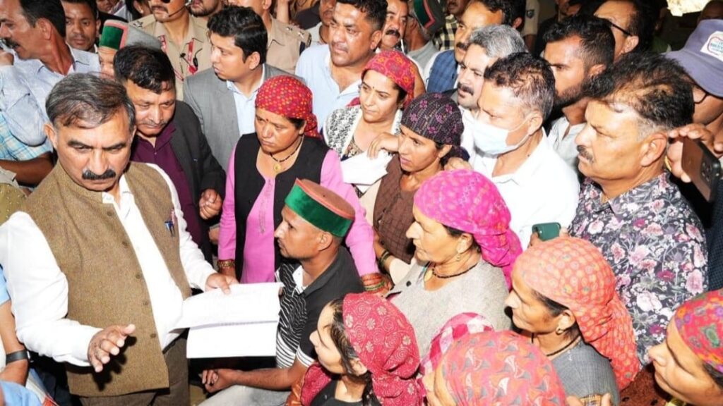 Himachal Govt will provide augmented compensation to affected orchard owners: Sukhu HIMACHAL HEADLINES