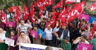 United Protests Across India on 81st Anniversary of Quit India Day HIMACHAL HEADLINES