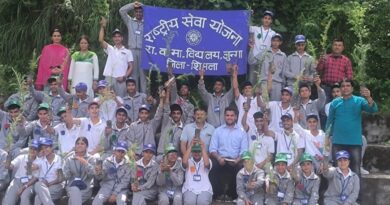 NSS Unit and Eco Club of Govt Adarsh ​​Senior Secondary school celebrated Van Mahotsav by planting saplings in Junga HIMACHAL HEADLINES