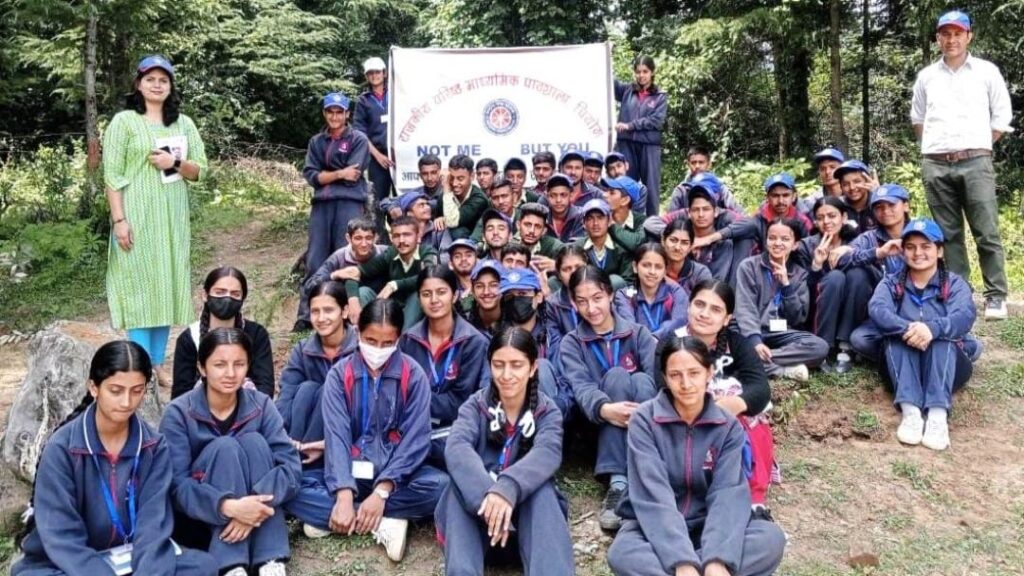 NSS unit at Govt Excellent Senior Secondary School Chiyog planted one hundred cedar trees HIMACHAL HEADLINES
