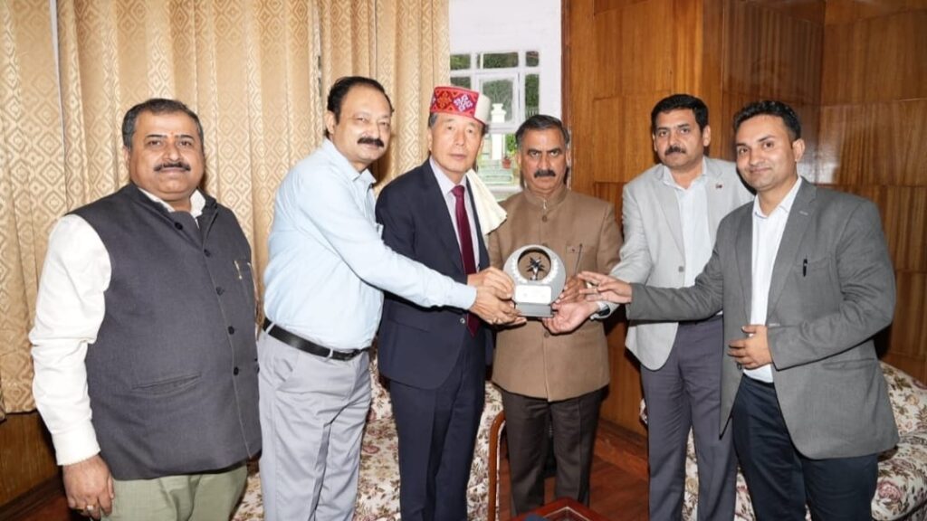 Korean delegation calls on Sukhu HIMACHAL HEADLINES