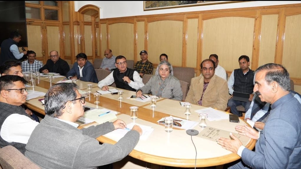 Chief Minister Sukhu directs for reinstating electricity and water schemes in a time-bound manner HIMACHAL HEADLINES