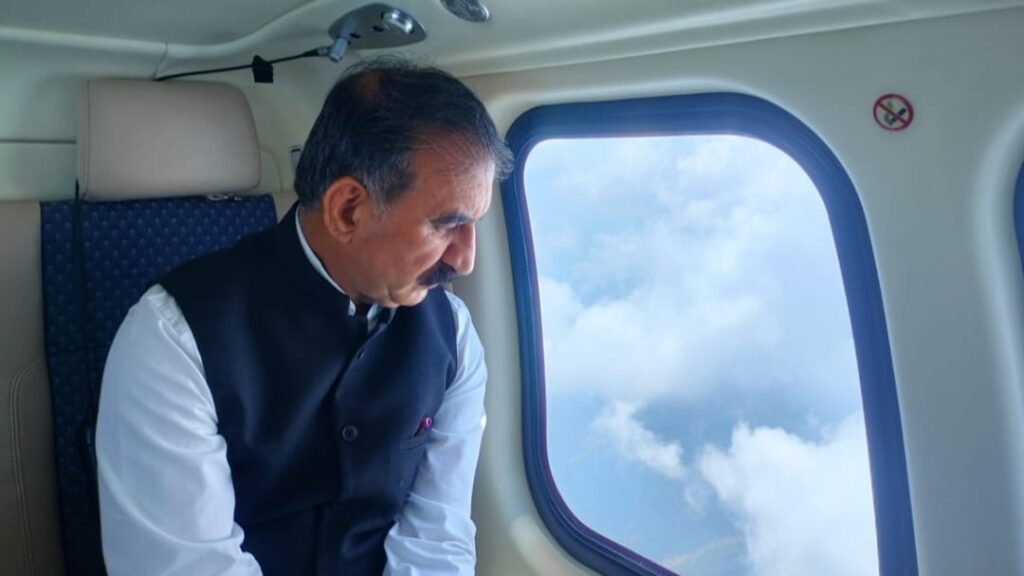 CM Sukhu conducts aerial survey of flood affected regions of Indora & Fatehpur CM Sukhu conducts aerial survey of flood affected regions of Indora & Fatehpur HIMACHAL HEADLINES