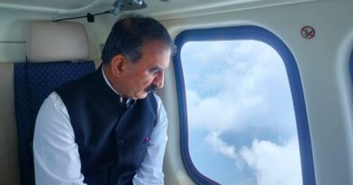 CM Sukhu conducts aerial survey of flood affected regions of Indora & Fatehpur HIMACHAL HEADLINES