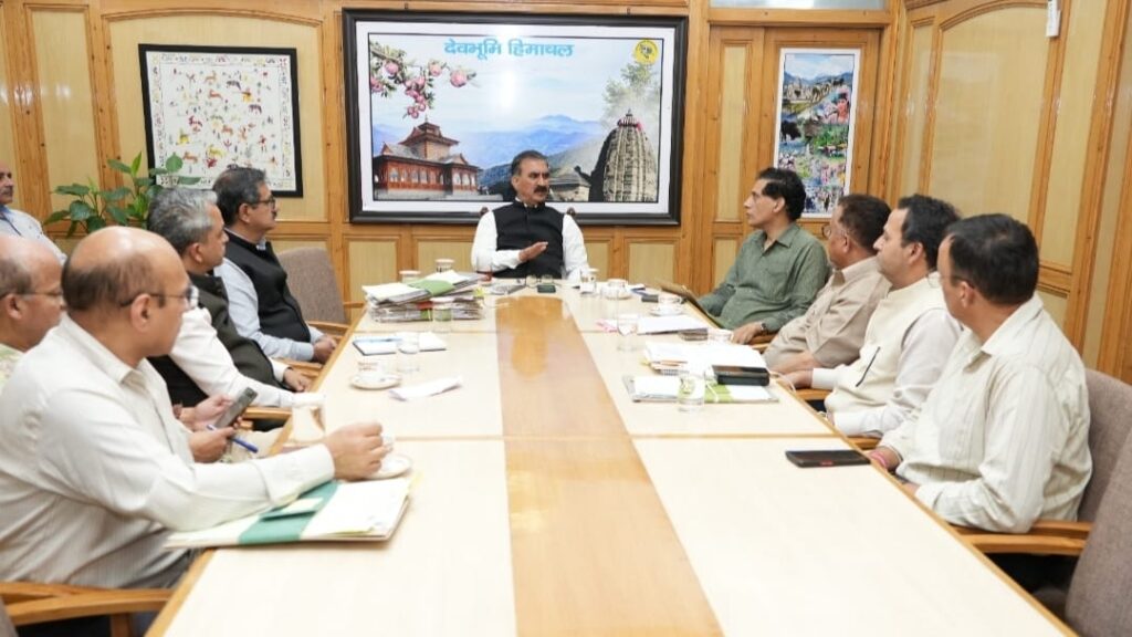 Sukhu instructs for setting up more Automatic Weather Stations, Emphasizes strengthening SDRF Sukhu instructs for setting up more Automatic Weather Stations, Emphasizes strengthening SDRF HIMACHAL HEADLINES