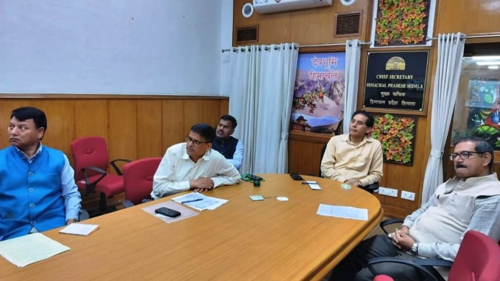 Ensure early restoration of the highways: CS Prabodh Saxena to NHAI Ensure early restoration of the highways: CS Prabodh Saxena to NHAI HIMACHAL HEADLINES