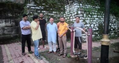 SDM did cleanliness in the city and surprise inspection of Nehru Ground Rajgarh HIMACHAL HEADLINES