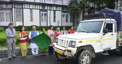 Governor flags off vehicles with relief material HIMACHAL HEADLINES