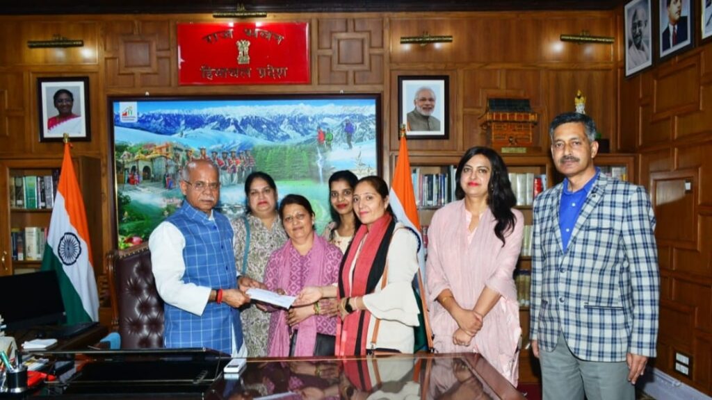 Contribution towards State Red Cross HIMACHAL HEADLINES