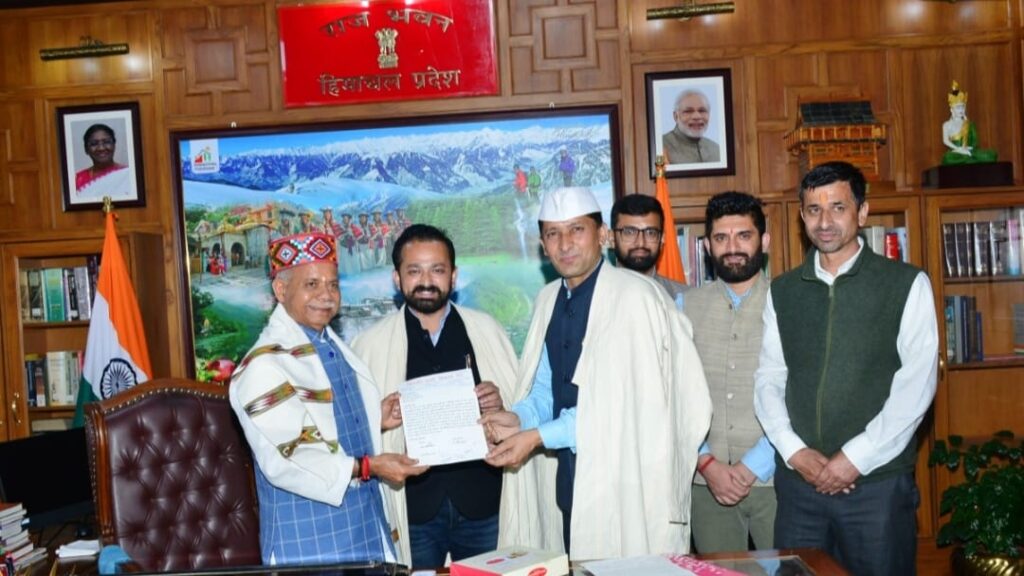 Hati Vikas Manch calls on Governor Hati Vikas Manch calls on Governor HIMACHAL HEADLINES