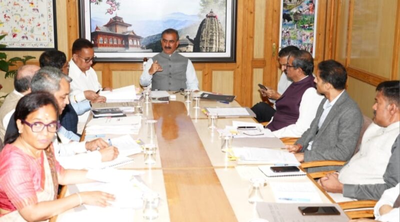CM Sukhu directs to ensure execution of flagship schemes and announcements HIMACHAL HEADLINES