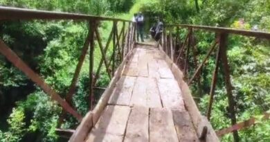 The people of Khadel set an example by repairing the bridge themselves HIMACHAL HEADLINES