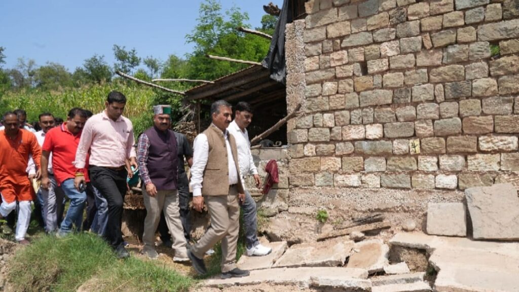CM Sukhu issues directions to provide land to the disaster affected families soon HIMACHAL HEADLINES
