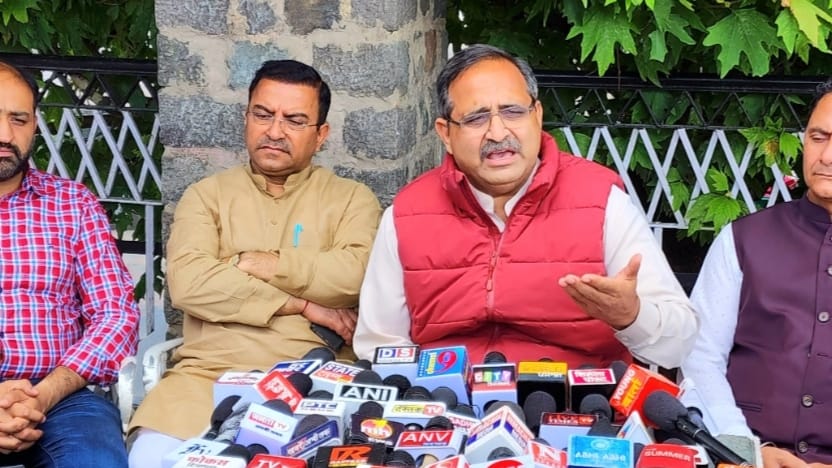 FIR against BJP MLA Vinod Kumar is condemnable: Randhir Sharma HIMACHAL HEADLINES