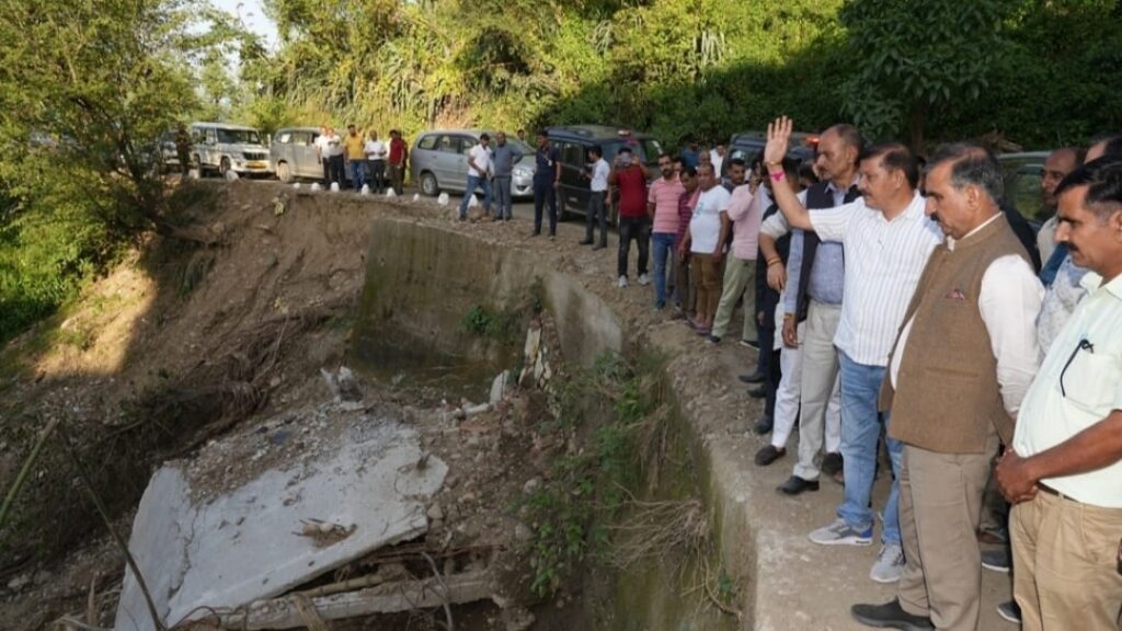 Sujanpur, Utpur & Kakkar to be declared disaster affected: CM Sukhu HIMACHAL HEADLINES