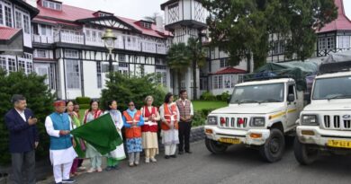 HP Governor flags off three vehicles of relief material through Red Cross Society HIMACHAL HEADLINES