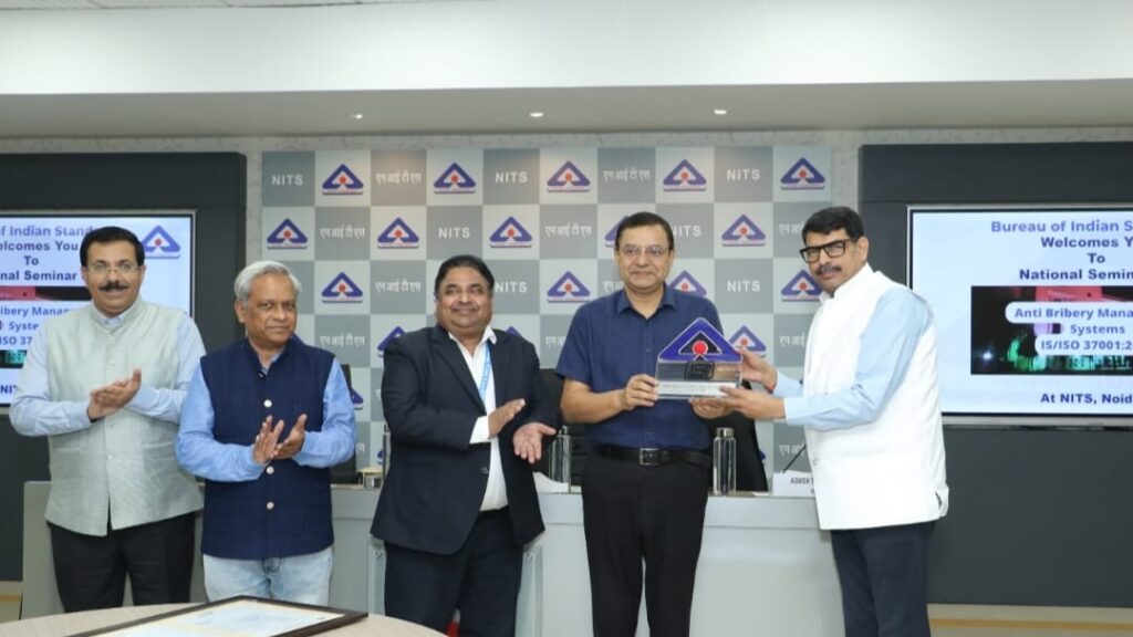 SJVN awarded with the Anti- Bribery Management System Certificate SJVN awarded with the Anti- Bribery Management System Certificate HIMACHAL HEADLINES