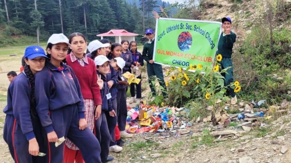 Cleanliness drive concludes in Chiog School HIMACHAL HEADLINES
