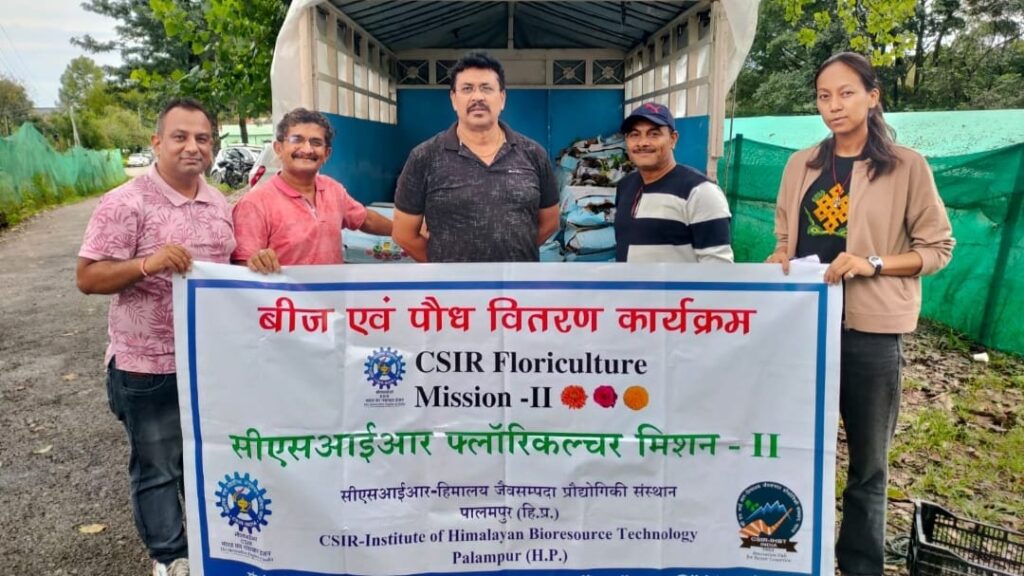 CSIR-Floriculture Mission gave 120 farmers 27 thousand Gerbera and 25 thousand Gypsophila planting material CSIR-Floriculture Mission gave 120 farmers 27 thousand Gerbera and 25 thousand Gypsophila planting material HIMACHAL HEADLINES