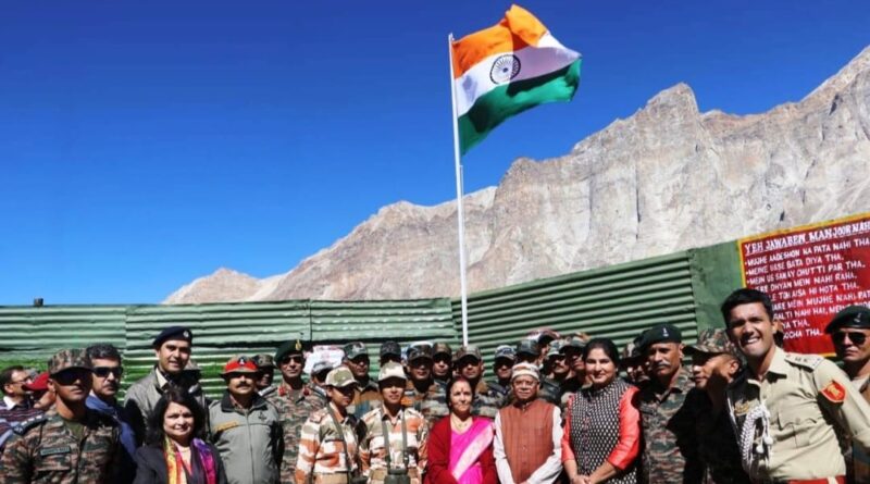 Governor Shukla visits Shipki La military post HIMACHAL HEADLINES